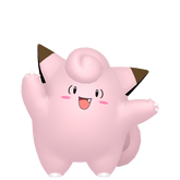 Shiny Clefairy in Legends of Arceus